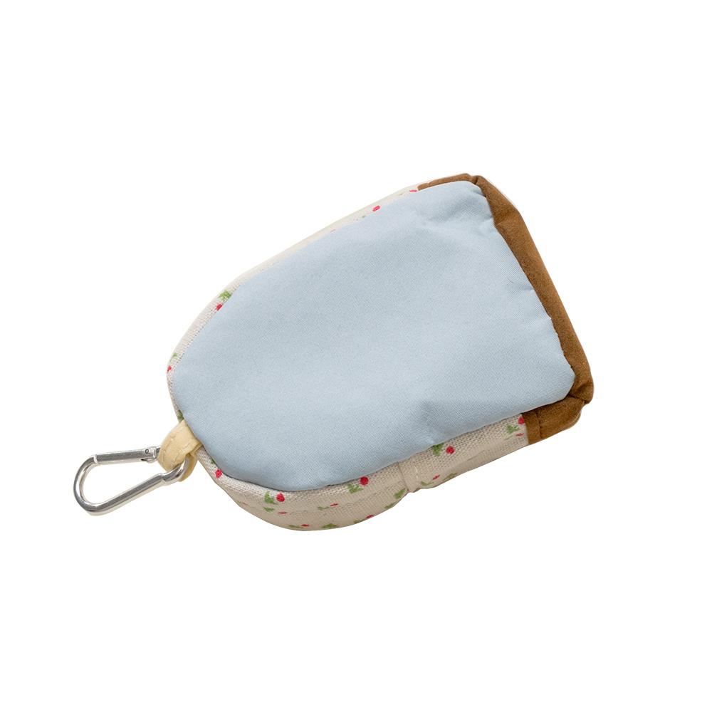 Shape Purses Mini Floral Design Canvas Wallet Zipper Bags Purses Wallet Card Purses Coin Wallet