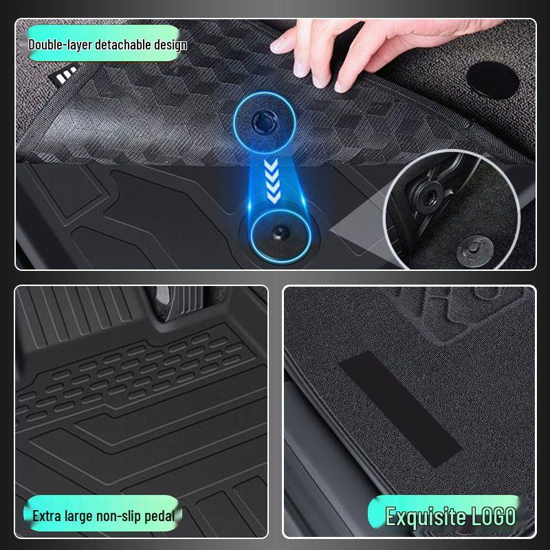 Kia K5 TPE Car Floor & Trunk Mat Set: Quick-Dry, Full Coverage