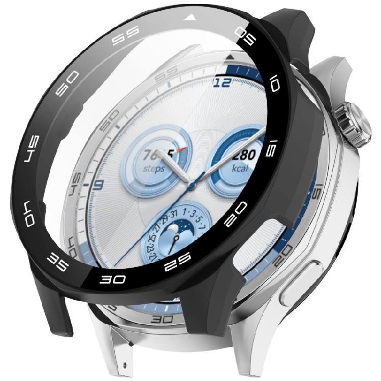 Full Coverage Smartwatch Case Scale Engraves Smartwatch Protections Integrated Screen Protector Suitable for Watch GT5