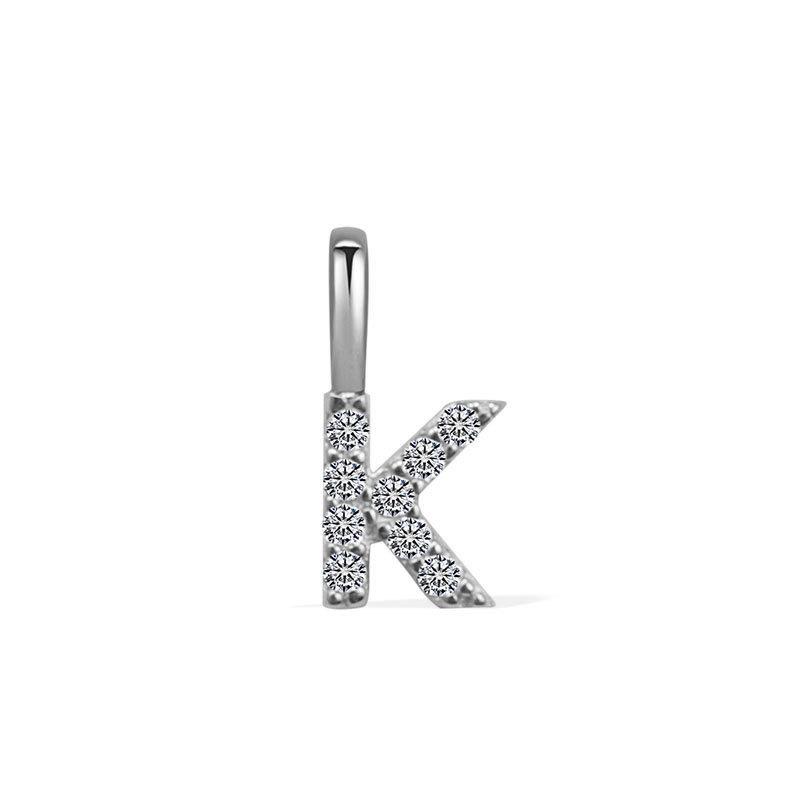 Minimalist Rhinestone Letter Pendant 26 Alphabet Charms For DIY Necklace Bracelet Personalized Jewelry Accessory