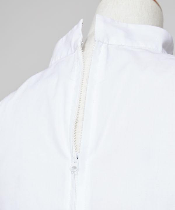 Maunaloa Modern American Stand Weiß Damenbluse, Medium,