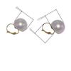 Elegant Imitation Pearl Gold-Plated French Hook Earrings - Trendy European & American Style