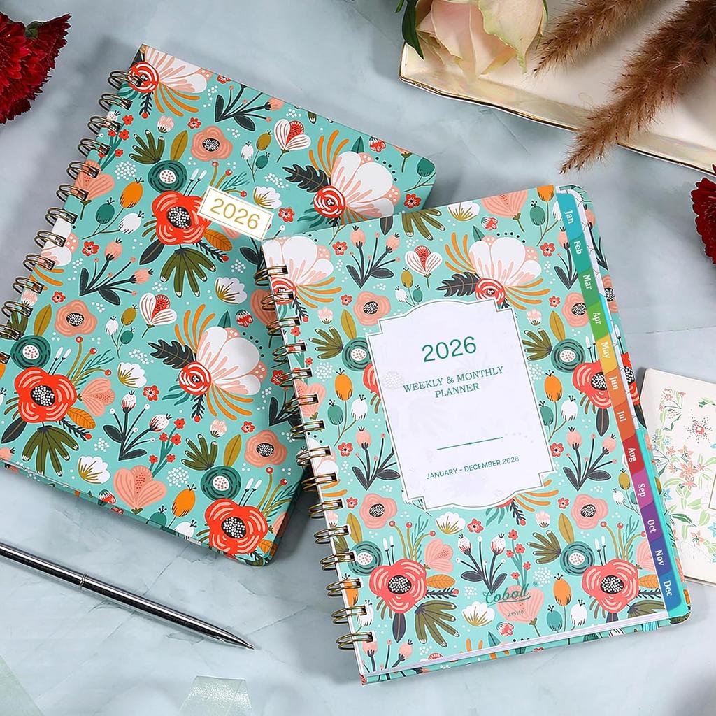 2026 Planner - 2026 Planner Weekly and Monthly form January to December 2026, Calendar Planner with Inner Pocket, Premium Paper, 6.4‘’ x 8.3''