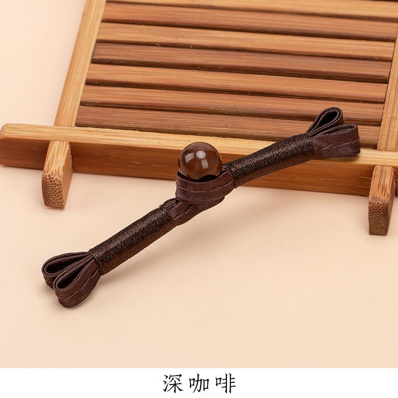 5 Pair Cheongsam Buckle Button Retro Dovetail Winding One-word Buckle Tang Clothing Hanfu Hand-woven Button Accessories