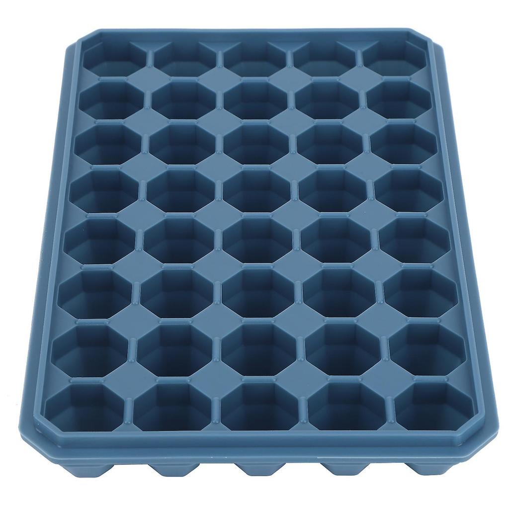 40 Grids Silicone Ice Cubes Tray Mould Mold DIY Ice Maker with Removable Lid Kitchen AccessoriesBlack Green