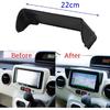 Anti-Glare Car Dash Radio Sun Shade GPS Navigation Display Hood Cap Cover 22cm Vehicle Instrument Panel Visor Screen Protector Block Sunlight
