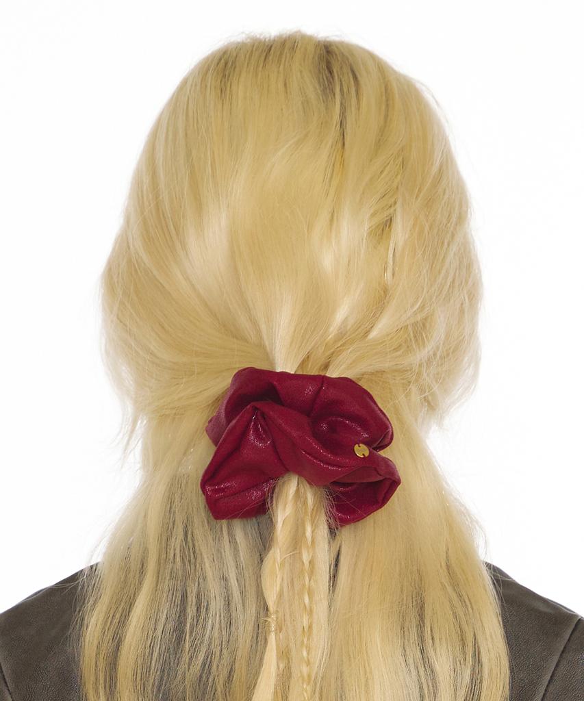 Undercontrol Studio Hair Scrunchie / Mid / Jewel / Glitter / D Red