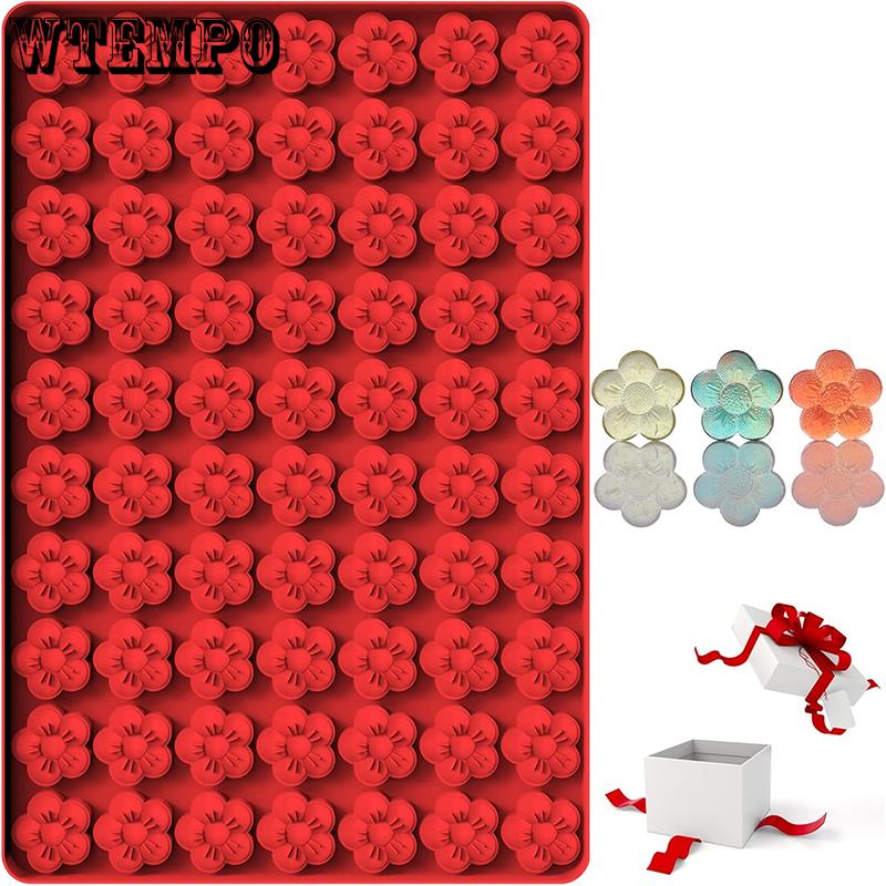 WTEMPO Butterfly Flower Christmas Tree Ghost Pattern Design Silicone Mold for Halloween Thanksgiving Christmas and New Year DIY Resin Liquid Mold