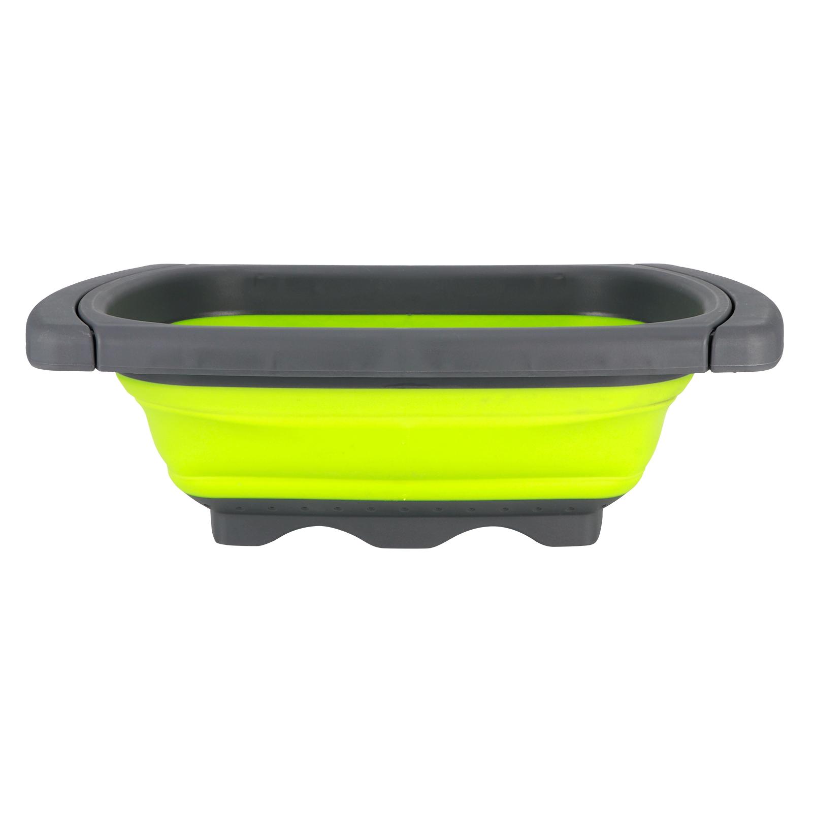 

Foldable Fruit Vegetable Washing Basket Strainer Draining Basket for Fruit Vegetable