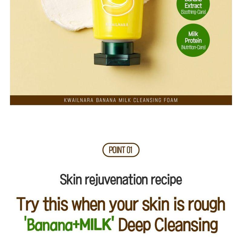 Kwailnara - Milk Cleansing Foam - 3 Types