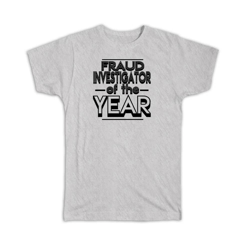Gift T-Shirt : Fraud Investigator Of The Year 2XL