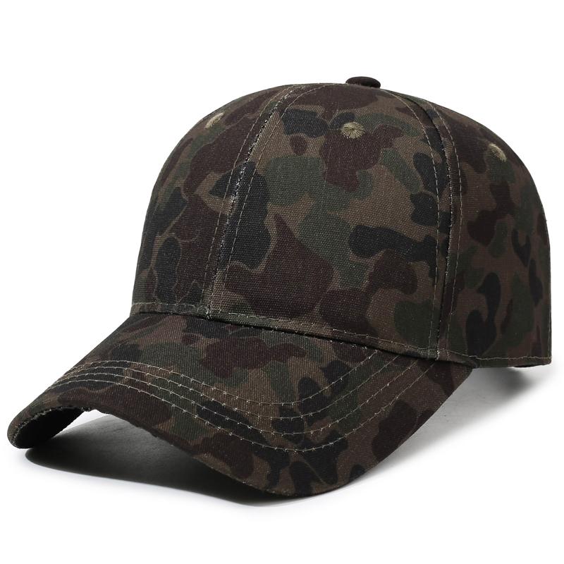 

Vintage Camouflage Workwear Style American New Baseball Cap Unisex Outdoor Adjustable Sun Hat Fashion Uv Protection