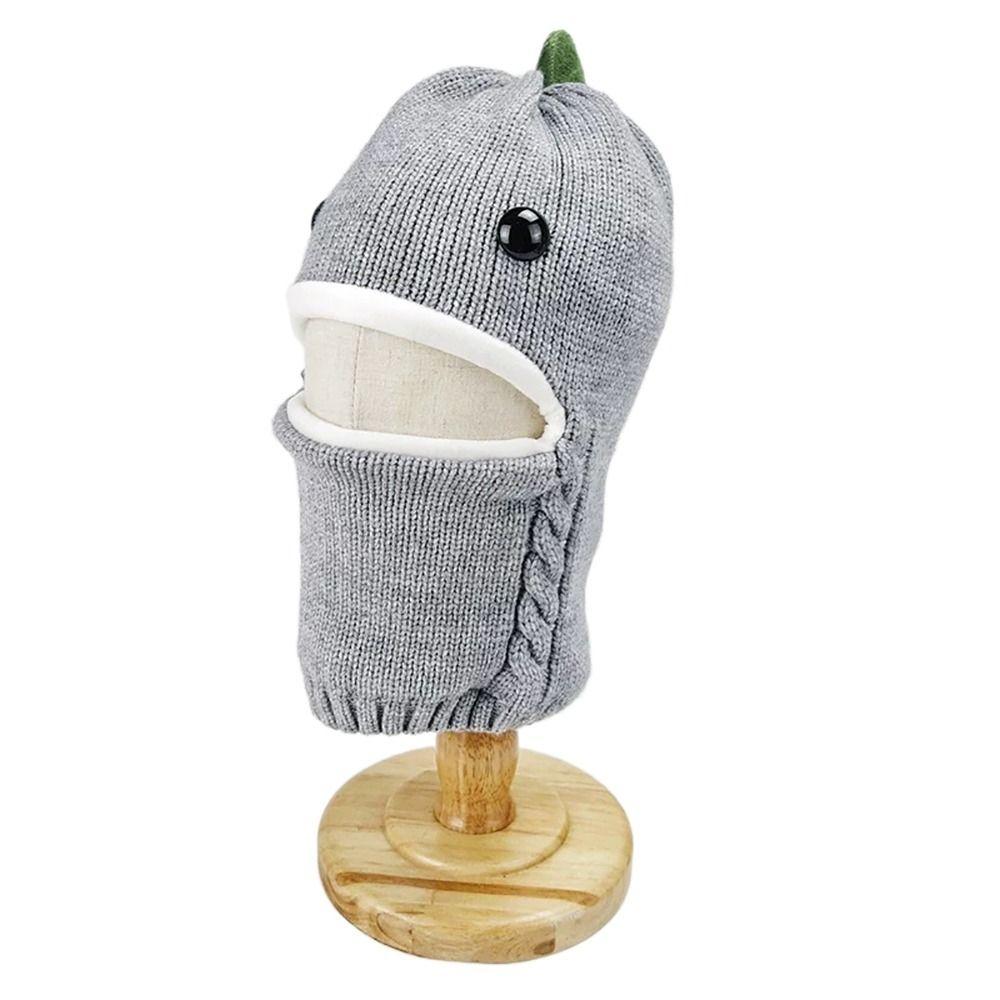 Wool Ear Protection Hat Soft Kids Earmuffs Cap Winter Warm Woolen Knitted Hats Baby