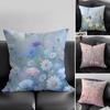 Kleine Blumen INS Kissenbezug Kissenhülle Ultraweicher Hautfreundlicher Stoff Wolkenähnlicher Komfort Verdeckter Reißverschluss