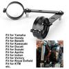 Headlight Bracket, Motorcycle Headlight Bracket Fork Mounting Clamp Universal Accessory Black (41-51mm)