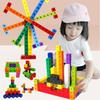Linking Math Cubes Set Counting Blocks Toys-Snap Early Construction Educational Toy Preschool of 100 for and 3 Entertaining Play Safe Kid Friendly Fun