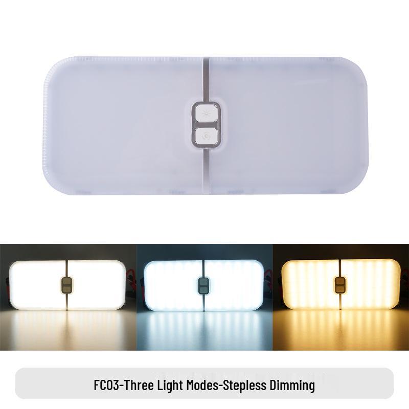 Dual-Color RV LED Interior Light: Roof, Reading, and Truck Cabin Compatible