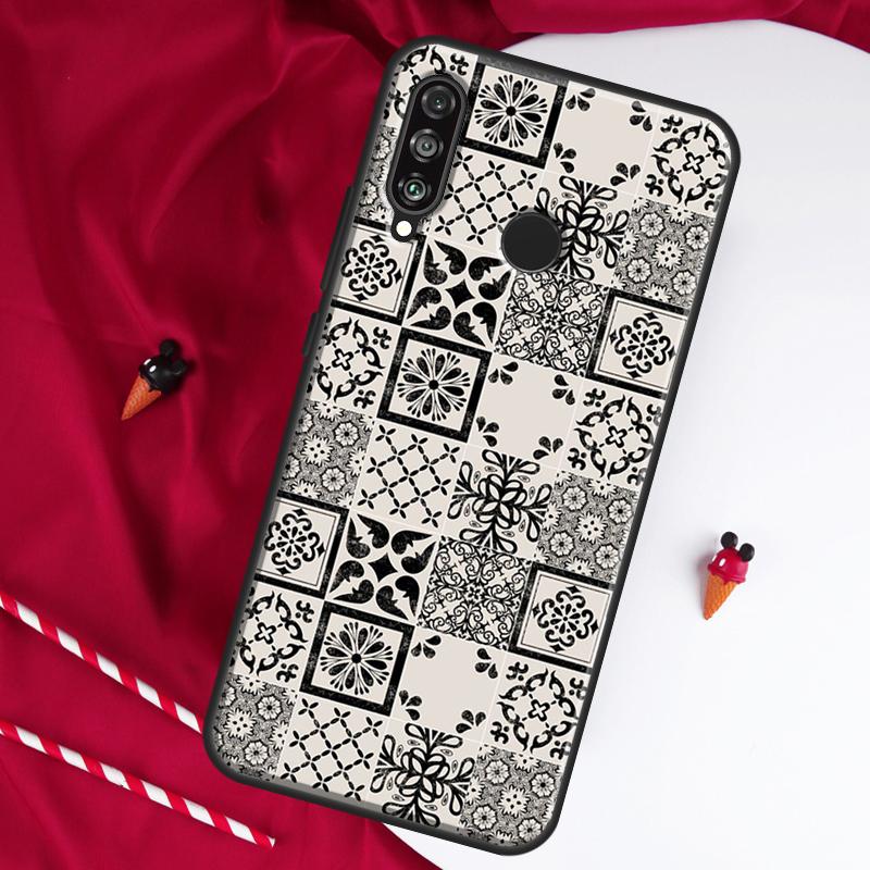 Moroccan Pattern For Huawei Nova 10 SE 9 5T 12s 12i 11i Y91 Y90 Y60 Y70 Y72 Y61 P20 P30 P40 Lite P60 Pro Case