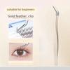 High Precision False Eyelash Tweezers Wedding And Vaccination Beginners Stainless Steel Eyelash Tweezers Grafting False Eyelash