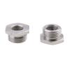 2x Stainless Reduce O2 Sensor Port Bungs Plug Adapters 18mm-12mm For Harley Easy To Install