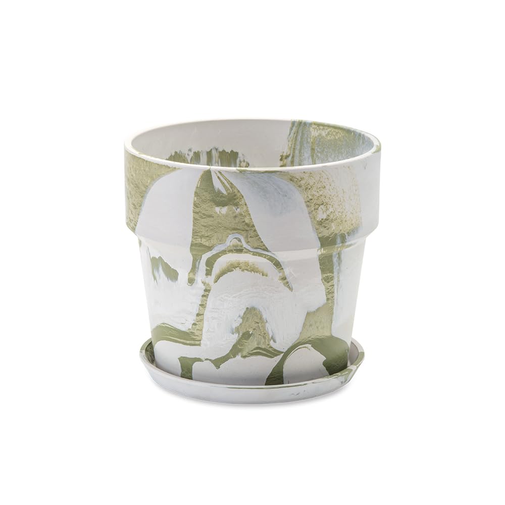 

POSH LIVING Urban Plant Pot 5 81109 Milk/Pistachio No.
