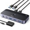 Ugreen Cm662 Usb 3.0 Switch 2-In-4 Switch + 2X Usb-A Cable - Black