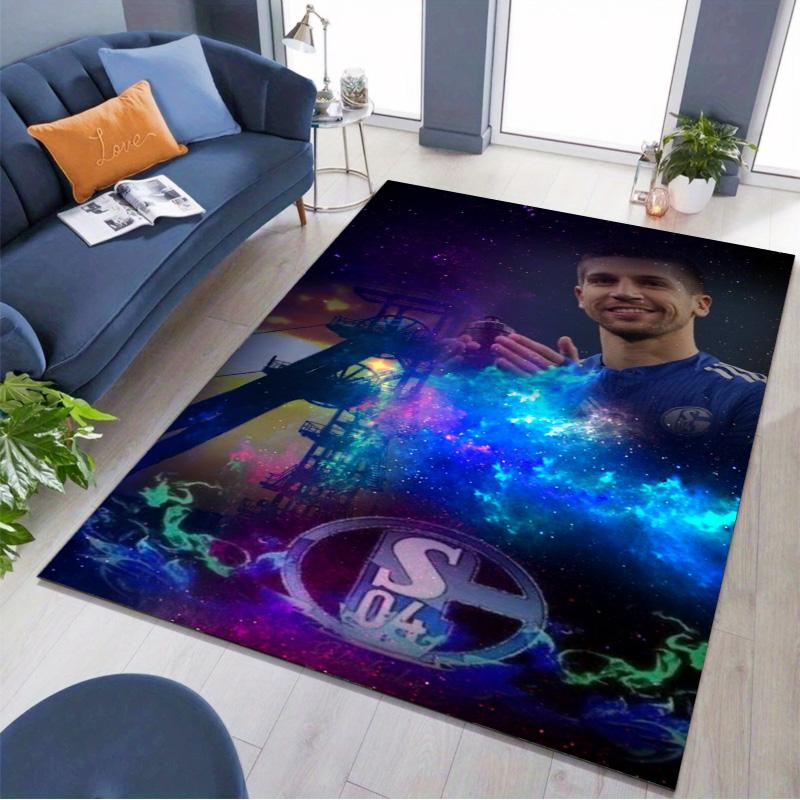 FC Schalke 04 Soccer Player Rug Non Slip Floor Carpet Living Room Game Room Sports Home Decor Mat