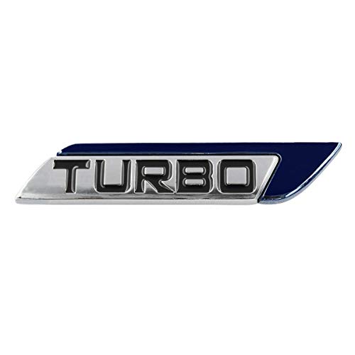 

[NEGUES] Turbo Emblem TURBO Turbo Наклейка с эмблемой автомобиля Наклейка на автомобиль 22 мм x 115 мм Синяя правая