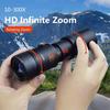 Portable Metal Monocular Telescopic Zoom HD Continuous Zoom Binoculars Spectacles