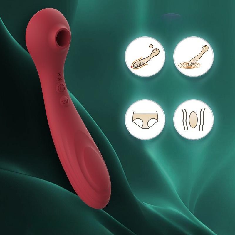 Vibration Rod, Female Self-pleasuring Device, Vibration, Sucking, Sex Product, Female Adult Product