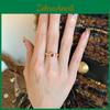 Bague rubis élégante et chic pour femme avec design géométrique chic réglable pour l'été 2024