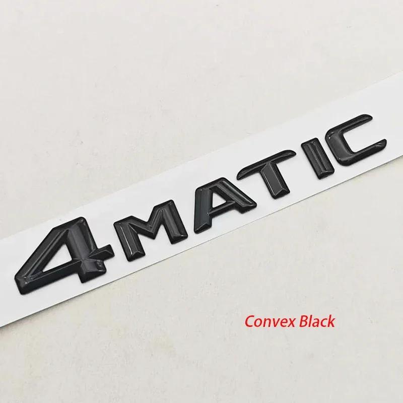 3D ABS Car Letters 4MATIC 4 MATIC Badge Sticker Rear Trunk Badge Emblem For Mercedes Benz C E G S GLC GLS Class AMG Accessories qqq1