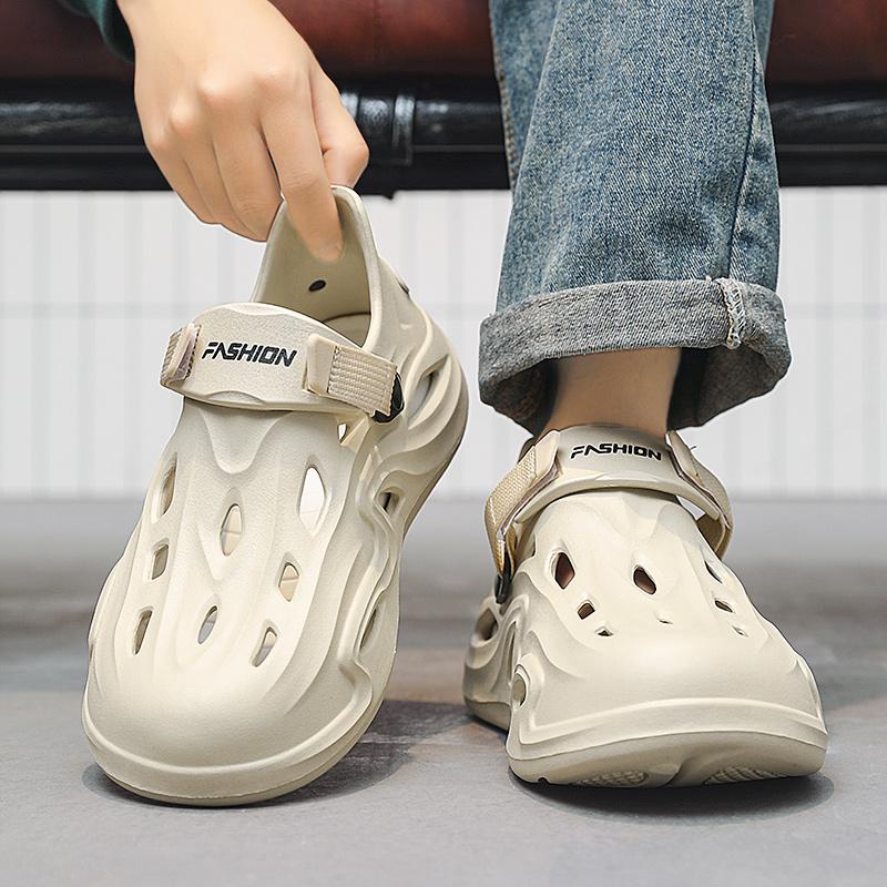 Flat Sandals Shoes for Men Men's Sandals Wear-resistant Ventilate Indoor and Outdoor Non-Slip Soft and Comfortable Unisex New