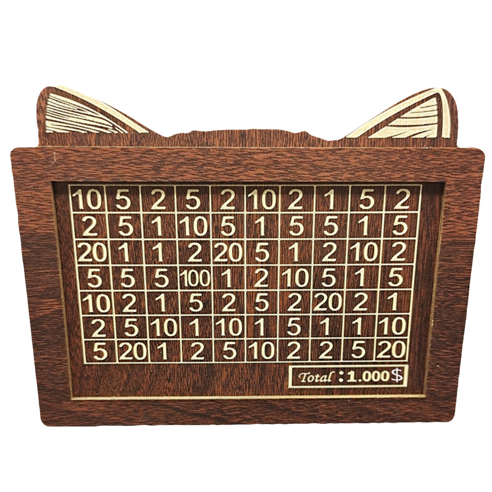 

Retro Wooden Money Bank For Savings Stylish Lightweight Coin Bank For Boys Girls Kids Adult