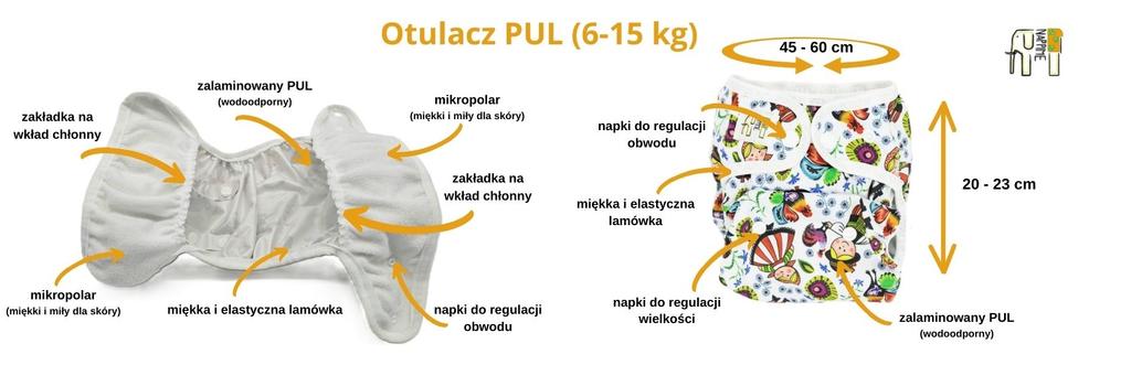 Pieluszka wielorazowa otulacz pul nappimiś pieluszki nappime