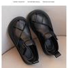 Youth Style Shoes Boys Sandals Closed-Toe Roman Style PU Leather Breathable Casual Shoes Kids Ages 4-16