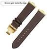 For Huawe Watch Fit3 Fit4 Leather Strap Sports Fit 3 Smart Watch Fit 4 Pro Wristband Ultra-thin Plain Cowhide Watch Chain