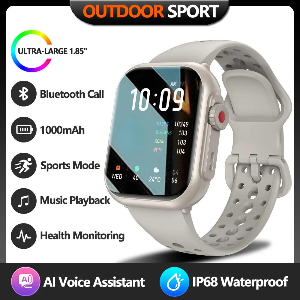

ChiBear New 1000 Large battery Smartwatch Men Heart Rate Sport Bluetooth Call IP68 Waterproof Smart Watch Women For iOS Android 1000mAh