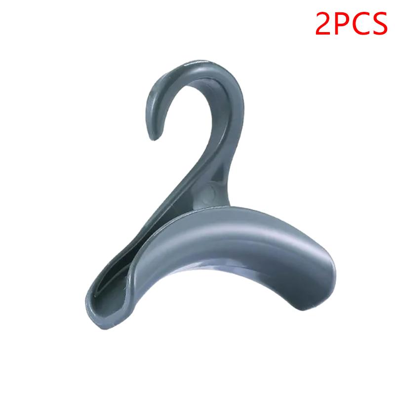 2Pc Plastic Hanging Storage Rack Multifunctional Anti-Damage Closet Rod Purse Handbag Hanger Hooks Handbag Organizer Wardrobe