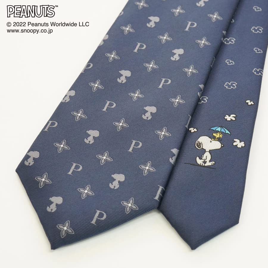 Peanuts Snoopy Tie PND48169 Navy Blue SNOOPY Business Brand Tie Gift