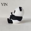 Handmade Style Panda Statue 3D Printed Ornaments, Cute & Pillow Desktop Figurine, Stress Relief Sculpture Ornaments for Home Office Decoration,
