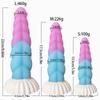 Tri-Color Silicone Anal Plug & Soft Penis Masturbator