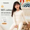 FENTENGCARE Kids' 100% Cotton Thermal Underwear Set