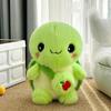 23cm Kawaii Simulation Apple Turtle Plush Toy Cartoon Backpack Little Turtle Plush Doll Giving Girlfriend Birthday Gift