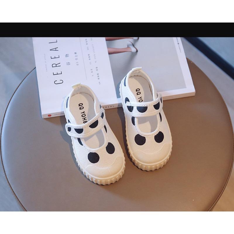 Spring New Children's Shoes Children's Cookie Shoes Girls Casual Small White Shoes Mary Sue Canvas Shoes