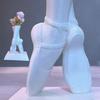 Ballet Shoe Modern Vase Nordic Style Dancing Shoes Decorative Vase Aesthetic Foot Flower Vase for Home Living Room Table Bookshelf Decor