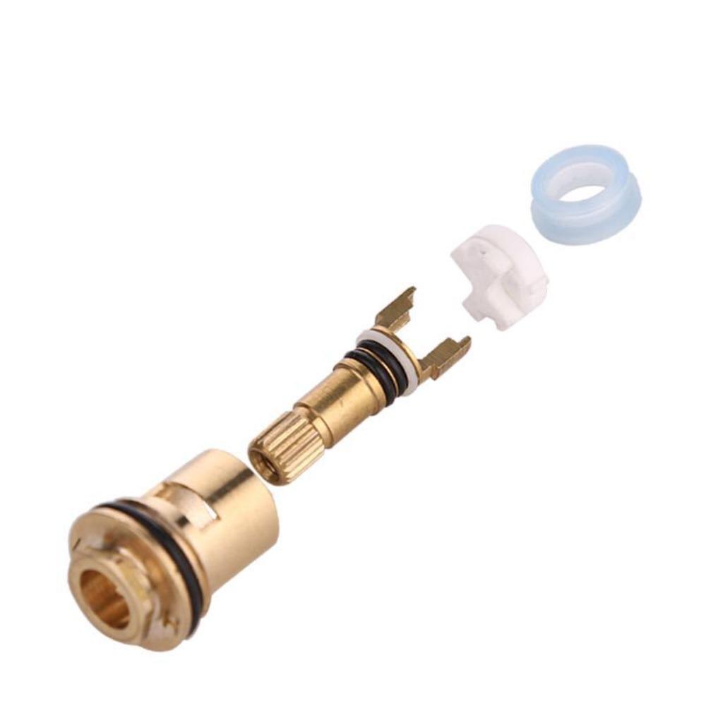 1 Universal Replacement Tap Valves Brass Ceramic Disc Cartridge Inner Faucet Valve for Bathroom, Clockwise or Anti-clockwise