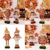 Festivaluri de Recoltă Păpușă Sperietoare Figurină Retractabilă Decor Acasă și Magazin Ornament Figurină Sperietoare Lucrată Manual