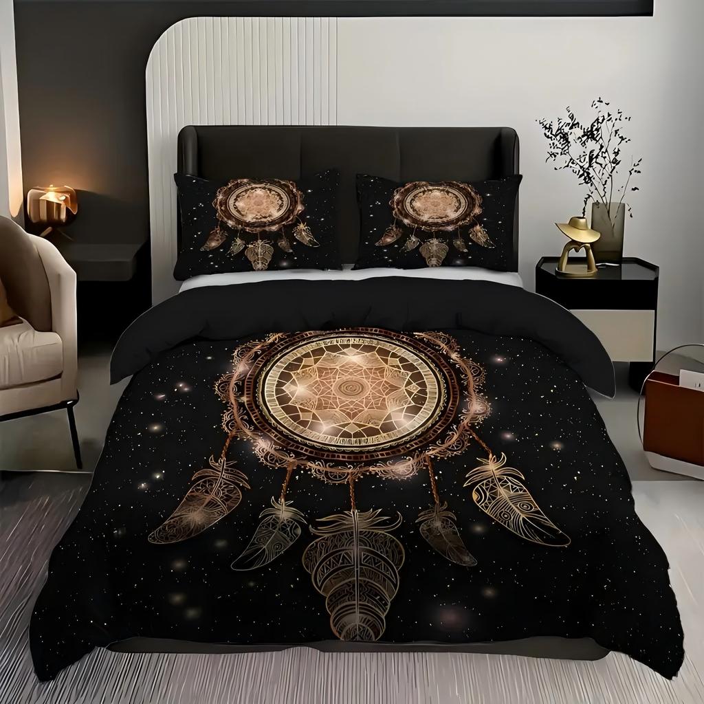 Dream catcher 3d Printed Quilt Cover Set Bohemian Galaxy Star Luxury Bedding Set Polyester Home Soft Comfortable Duvet Cover set