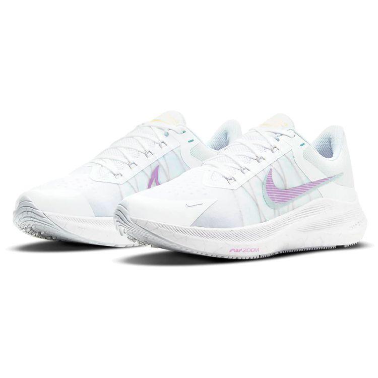 Nike  Zoom Winflo 8 Football Grey Violet Shock Women Sneakers White Infinite-Lilac CW3421-102